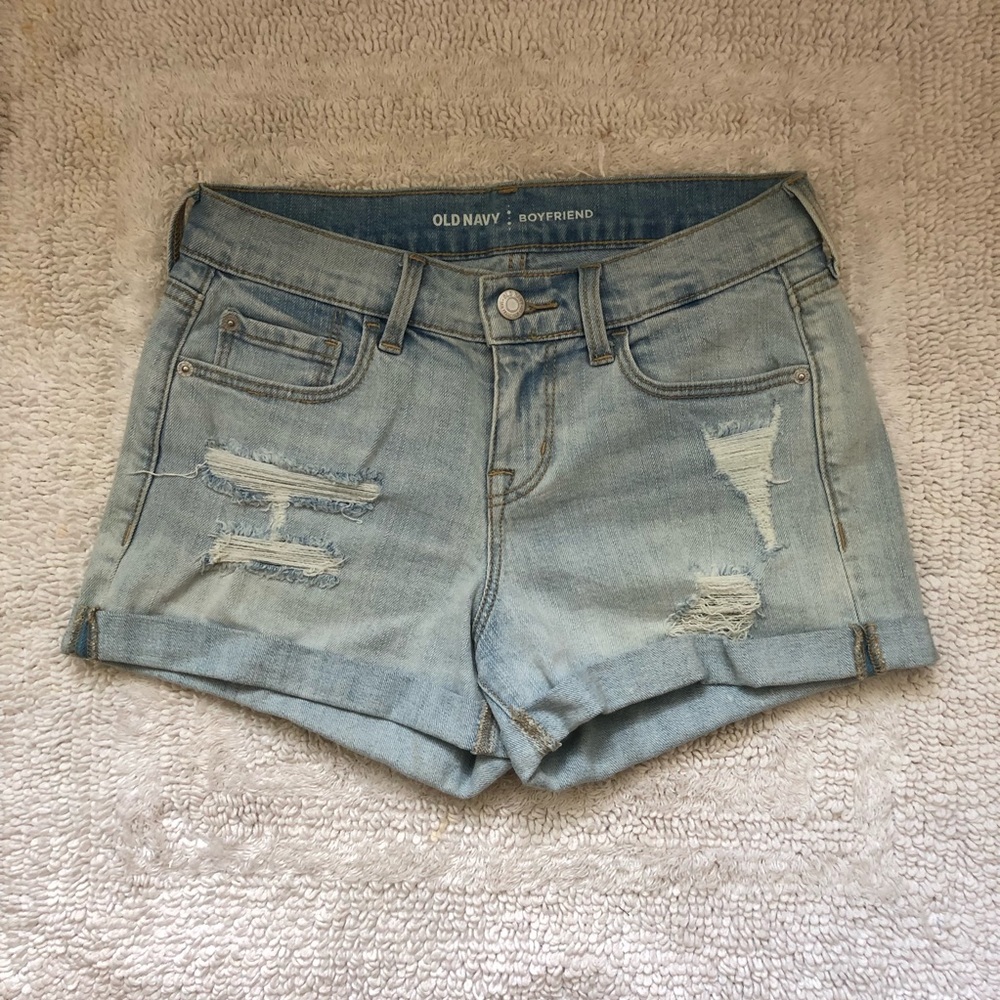 Old Navy Distressed Jean Shorts- Sz 0